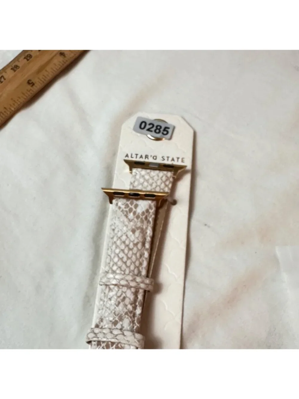 Altar’D State Snake Print Smartwatch Band With Gold Hardware NWT
